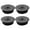 Black-50mm, variant on 4Pcs Desktop Wire Hole Cover Computer Grommet Line Box Desk Table Cable Fastener Cable Clamp Buckle Line Hardware