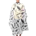 thumbnail image 3 of pitrice Cape Imperméable de Coiffure Respirante, Tablier de Coupe de Cheveux, Robe de Salon de Barbier, 3 of 8