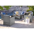 thumbnail image 2 of Incadozo Rio All-Weather Wicker 6 Piece Patio Conversation Set, 2 of 11