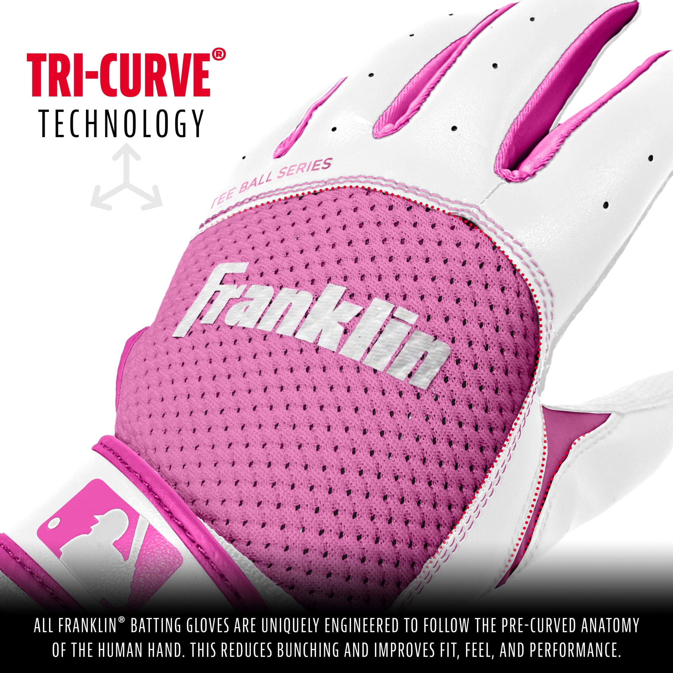 Franklin Sports Youth Teeball Series Batting Gloves