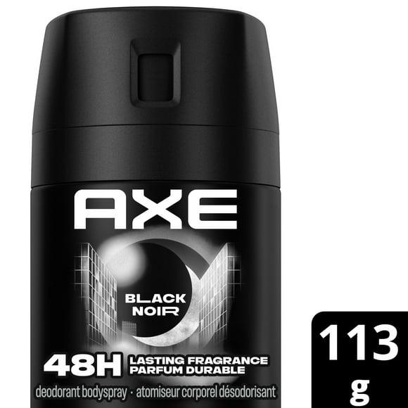 AXE Black Deodorant Body Spray for long-lasting odour protection, Frozen Pear & Cedarwood, Aluminum-free Deodorant, 113g, 113 g Deodorant Body Spray