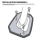 thumbnail image 3 of Extensor de caballete lateral para BMW R1250gs - Placa de pie - Extensión R1250gsa s20241224641, 3 of 3