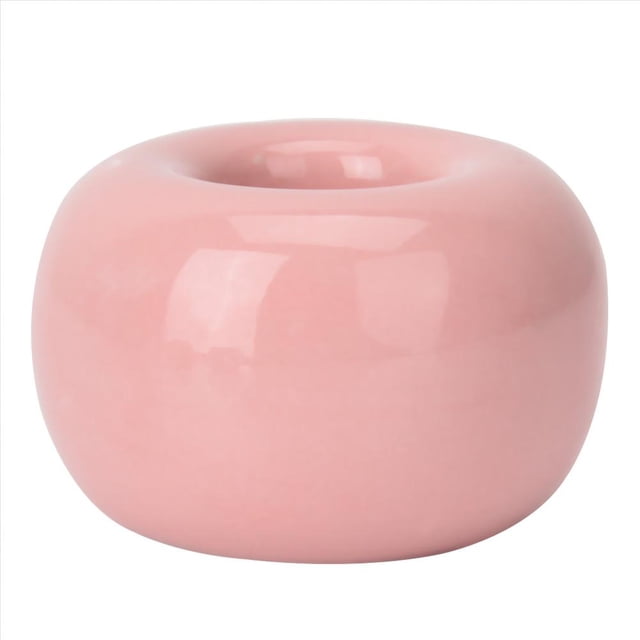 Peahefy Donut Toothbrush Holder,Donut Ceramic Toothbrush Holder Novel Candy Color Cute Multi-functional Toothbrush Base, Toothbrush Base
