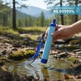 thumbnail image 2 of Outdoor Water Purifier Filter Straw Filtration System Purifier Portable, 2 of 3