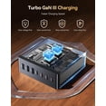 thumbnail image 4 of Bloque de carga Hinkicher, 140 W, GaN III, 7 puertos USB-C PD 3.0, 4 of 7