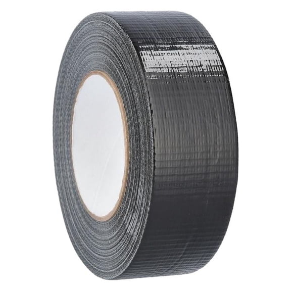 Shield Tape 6 Rolls - 9 Mil - Black Heavy Duty Adhesive Duct Tape Perfect for Patching & Repairing, High Durability, Residential & Industrial Purpose, 2" x 60 Yards