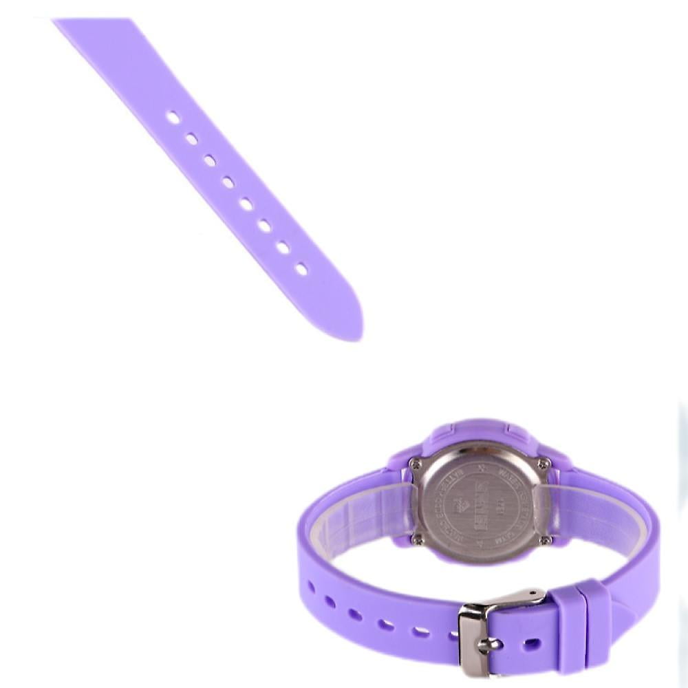 Cpdd Kids Digital Sport Waterproof Watch For Girls Boys Kid Sports Outdoor Led Electrical Watches With Luminous Alarm Stopwatch Child Wristwatch Purp