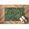 thumbnail image 5 of Green And Gold Marble Rug, Gold Marble Rugs, Classic Rug, Marble Rugs, Green Rug, Customs Rug, Office Decor Rugs, Easy To Clean Rug, 5.9'x9.2' - 180x280 cm, 5 of 8