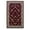 Red, variant on Kingfield Traditional Floral Indoor Area Rug, 2' x 3', Black