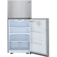 thumbnail image 5 of LG LTCS20020S 30" Wide 20.2 Cu. Ft. Energy Star Rated Top Freezer Refrigerator - Stainless Steel NEW, 5 of 10