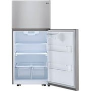 LG LTCS20020S 30 Wide 20.2 Cu. Ft. Energy Star Rated Top Freezer Refrigerator - Stainless Steel NEW
