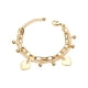 thumbnail image 1 of Pulsera para mujer, regalos para mujer, pulsera de corazón para mujer, pulsera de acero inoxidable, pulsera con dije de corazón, 1 of 3
