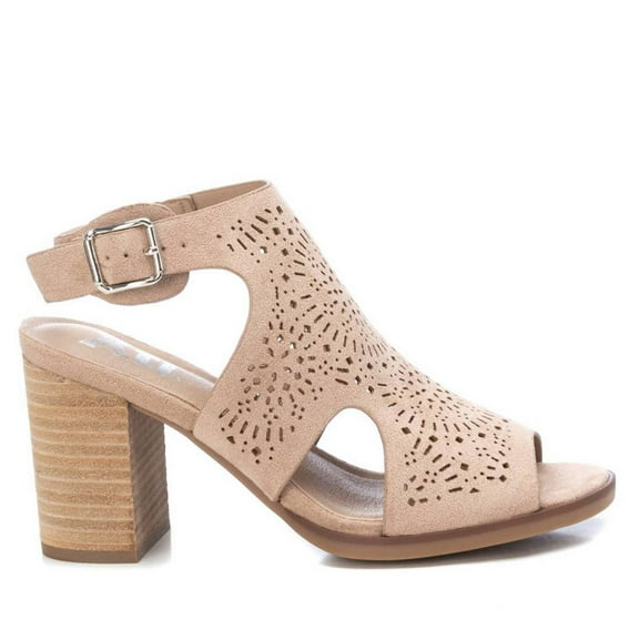Women's Suede Sandals By XTI, 14109801 Beige