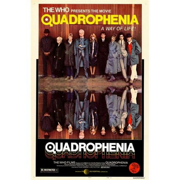 Pop Culture Graphics  Quadrophenia Movie Poster Print - 27 x 40