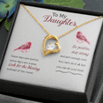 thumbnail image 5 of To My Daughter Some Days Are Better Forever Necklace w Message Card, 5 of 20