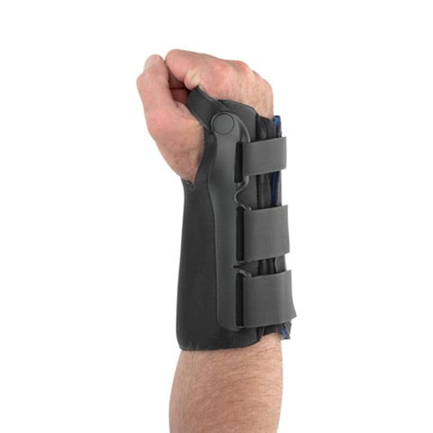 Exoform Carpal Tunnel Left Wrist Support 517083 Small 1 Each, Black/Blue