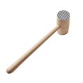 thumbnail image 4 of Martillo De Madera De Dos Lados Para Carne, Mazo Para Ablandar Bistec, Herramienta De Cocina Práctica, 4 of 5