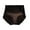 Black, variant on Akafmk Plus Size Underwear for Women High Waisted Lace Briefs Fashion Satin Patchwork Receiving Belly Lift Panties Comfortable Breathable Underwear Panties, Sizes M-2XL
