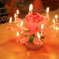 thumbnail image 7 of Rotating Lotus Birthday Candle Singing Magic Flower Birthday Candle, 7 of 7