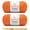 Orange, variant on BATELO 2 Pack T-Shirt Yarn for Beginner Crochet Bags/Basket/Coaster, 400g/144yds High Elastic Thick Polyester Fabric (Orange)