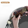 thumbnail image 4 of Adaptador de auriculares tipo C a conector de 3,5 mm, divisor tipo C, convertidor de carga de audio Hi-Fi 2 en 1 para teléfonos inteligentes tipo C., 4 of 8