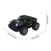 Chmadoxn Remote Control Car, Multicolor Four-Way Remote Control Off-road Toy Car, Rechargeable Drop-Resistant RC Car with LED Headlights & Large Tires, Portable for Kids Boys 6+