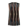 thumbnail image 4 of Birdeem Mode Femme Été Sans Manches Col en V Chandail Imprimé Blouse Décontractée, 4 of 6