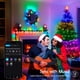 thumbnail image 2 of Luces para árbol de Navidad JMEXSUSS, 100 LED RGB, 10 m, aplicación remota, 2 of 6
