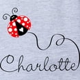 thumbnail image 2 of CafePress - Ladybug Charlotte - Cute Infant Baby Football Bodysuit, 2 of 3