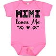 thumbnail image 3 of Inktastic Mimi Loves Me Baby Clothes Girl Girls Baby Bodysuit, 3 of 5