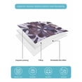 thumbnail image 5 of Quilts Queen Size, Blue Purple Ethnic Soft Comforter Bedding Set for Bed, Rustic Boho Flowers Impressionist Lightweight Quilted Bedspread with Pillow Cover(2 Pieces) for All Season, 90x96 Inch, 5 of 6