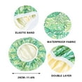 thumbnail image 4 of Kugisaki Reusable Shower Cap for Women Waterproof & Oil Resistance Shower Bonnet Washable Elastic Band Bath Hair Hat, 4 of 5