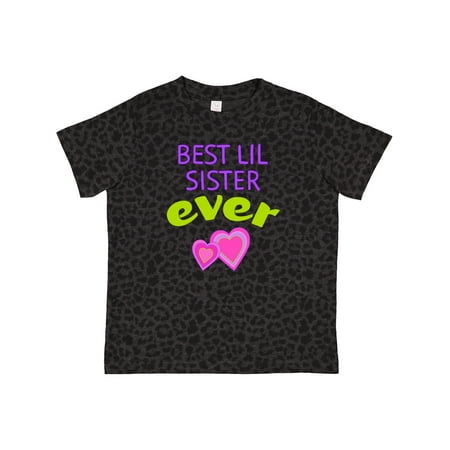 

Inktastic Best Lil Sister Ever Gift Toddler Toddler Girl T-Shirt