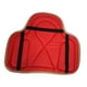 thumbnail image 4 of Mantilla de doma, transpirable, de piel sintética, práctica, para montar a caballo Rojo, 4 of 9