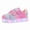 Pink Glitter, variant on Girls Light Up Sneakers Glitter Hook Loop LED Flashing Walking Shoes for Toddler Little Kid School