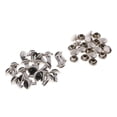 thumbnail image 1 of Rongfmy 20 Sets Plastic Turquoise Rivets Studs for Bag DIY Leather Craft - Black, 7mm, 1 of 6