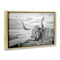 thumbnail image 4 of Stupell Industries Cattle with Ocean Breeze Animals & Insects Photography Gold Floater Framed Canvas Art Print Wall Art, 31 x 21, 4 of 10
