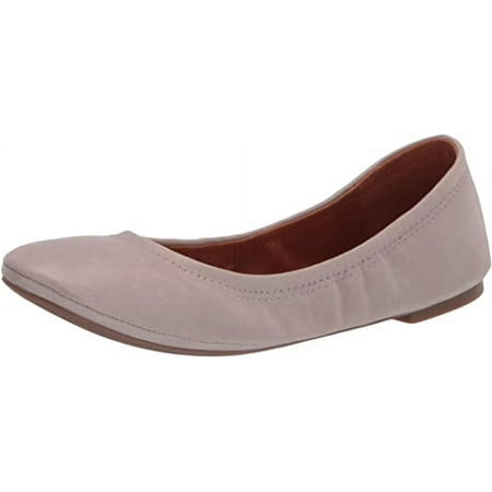 Lucky Brand Emmie Chinchilla Slip-On Flexible Sole Classic Ballet Flat (5, Chinchilla)