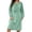 Z1-Green-frostluinai women sleepwear, variant on Frostluinai Women Fuzzy Fleece Nightgowns Plus Size Casual Long Sleeve Sherpa Knee Length House Dress Solid Winter Flannel Night Gown S-4XL
