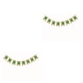 thumbnail image 2 of Injueey Decoraciones de San Patricio Exquisito Simple Party Prop Festival Adorno temático Festival Banners Props para de diseño de escena Tipo 1 2piezas Injueey CBP209125, 2 of 5