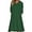 Green, variant on Womens Fall Winter Fuzzy Fleece Hooded Long Dress Plus Size Long Sleeve Nightgown with Pockets