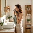 thumbnail image 4 of Turkish Cotton Bath Towel, Extra Large Soft Highly Absorbent, Bathroom Shower Gym Home Use, Household Practical Organizational Solution, Topliu, 4 of 6