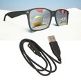 thumbnail image 1 of Cable De Carga Para Gafas De Sol Con Sonido, Cable De Carga USB Magnético Compacto Y Eficiente De 2 Pies, Negro, Universal Para Monturas Soprano Para Monturas Alto M L, 1 of 7