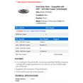 thumbnail image 2 of Front Brake Rotor - Compatible with 2007 - 2015 Mini Cooper Turbocharged 2008 2009 2010 2011 2012 2013 2014, 2 of 2