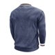 thumbnail image 4 of Ceisia Men's Casual Striped Half Button Round Neck Pullover with Pocket Daily Fashion Top Gift, 4 of 7