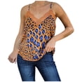 thumbnail image 2 of Spring Tops for Women Womens under $5 Tunic Top Sleeveless Sexy Womens Leopard Printed Neck Cami Vest Evening Party Tops Blouse, 2 of 9