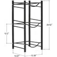thumbnail image 2 of 5 Gallon Water Jug Holder Water Bottle Storage Rack, 3 Tiers, Black, 2 of 5