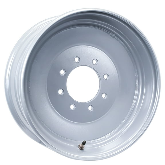 Trailer Wheel 17.5" 17.5X6.75 Hub Centric 8 Lug On 6.5 Center Silver Conventional Rim