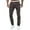 EliteGoogv#Dark Gray, variant on Men's Slim Fit Chino Long Pants Button Zip Closure Tapered Leg Design Side Pocket Decor Fashion Streetwear Stylish Casual Daily Wear Trousers,White,XXL