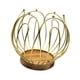 thumbnail image 1 of Cesta para cápsulas de café con forma de capullo de flor compacta para almacenar cápsulas de café Oro, 1 of 9